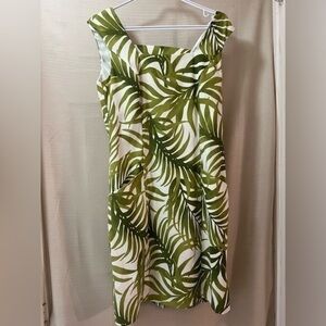 🔴Women’s tropical summer midi sleeveless dress size 10 girly spring